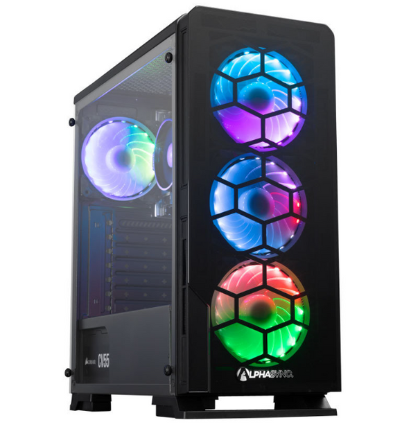 AlphaSync Ryzen Gaming PC - AMD Ryzen 5, RTX 3060
