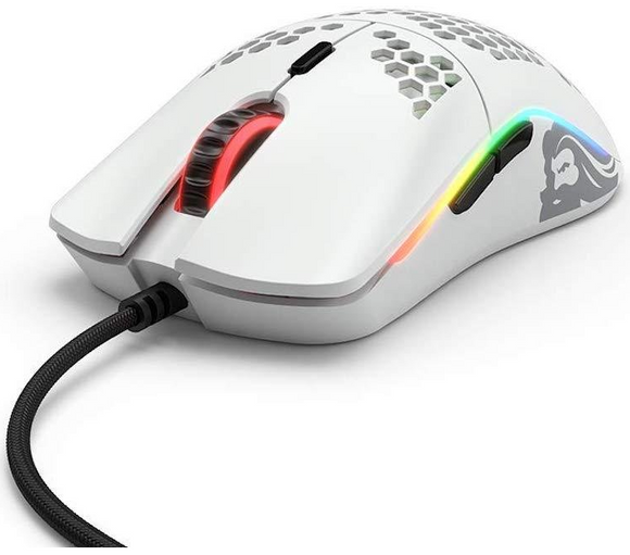Glorious PC Gaming Race Model O USB RGB Odin Gaming Mouse - Matte White