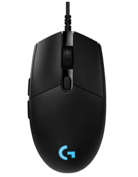 Logitech G Pro Gaming Mouse High-Speed Gaming RGB Lightning with 6 Programmable Buttons - Black