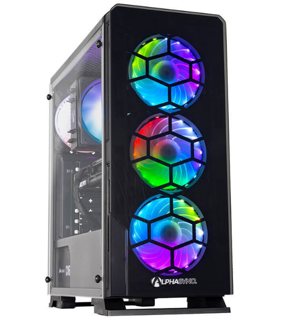 AlphaSync Gaming PC - AMD Ryzen 5, RTX 3060