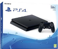 Sony PlayStation 4 Slim 500GB Console - Jet Black (UK) (PS4)