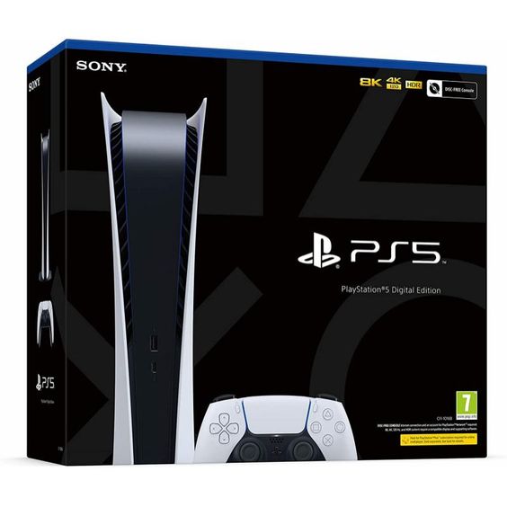 Sony PlayStation 5 Digital Edition (UK) (PS5)